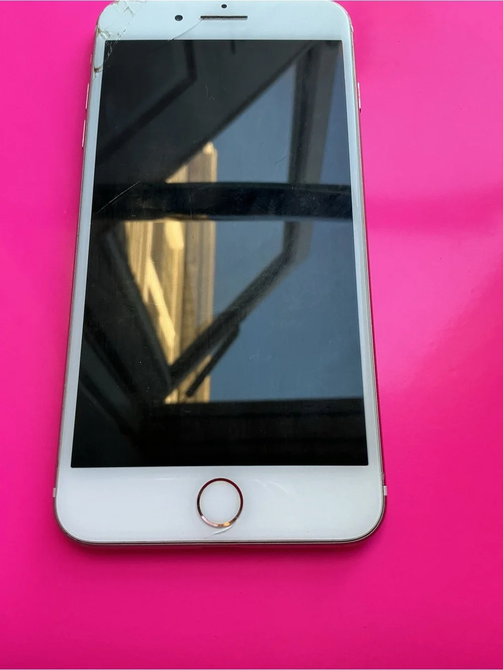 Apple White Front iPhone with Home Button